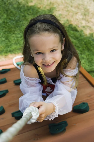 Teacher Showing Class A Clock — Stock Photo, Image