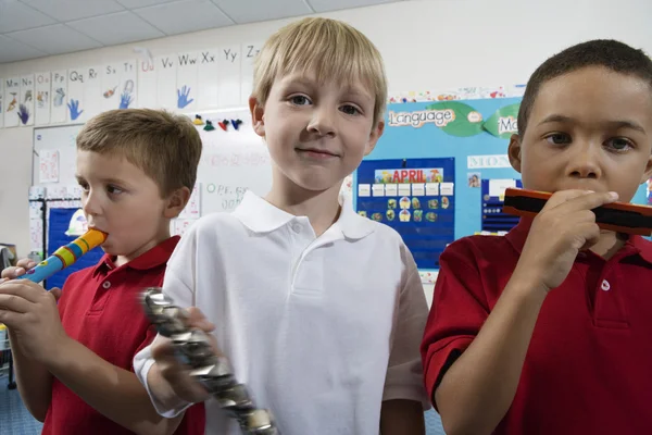 Elementary Students in Music Class — Stock Photo, Image