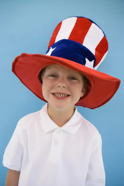 Patriotic Boy — Stock Photo, Image