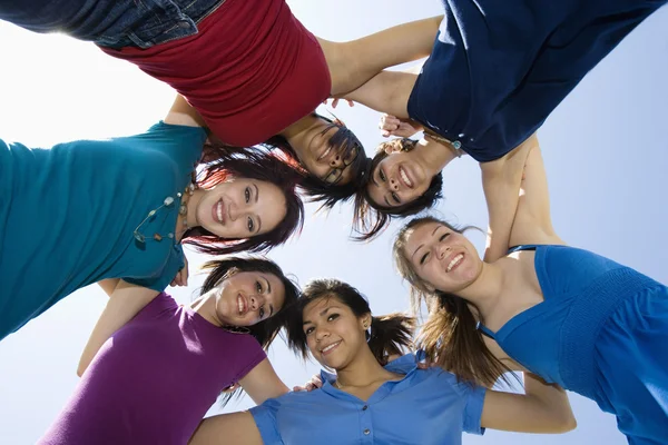 Friends Forming A Huddle — Stock Photo, Image