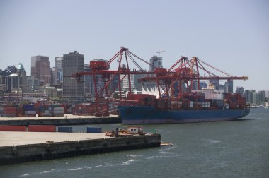 Kargo gemisi Vancouver, british columbia liman