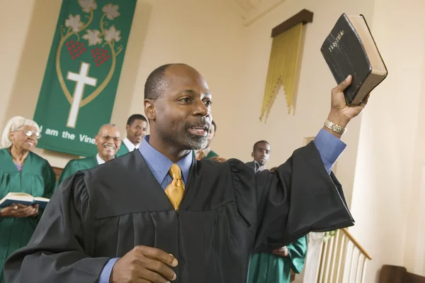 Pregador Pregação Evangelho — Fotografia de Stock