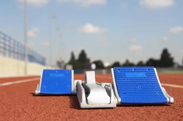 Empty starting block — Stock Photo, Image