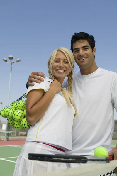 Jogadores de tênis — Fotografia de Stock