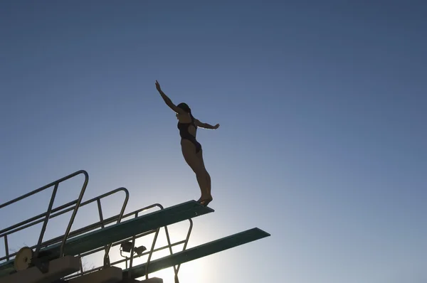 Schwimmerin — Stockfoto