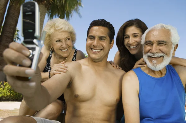 Family Taking Picture — Stock Photo, Image