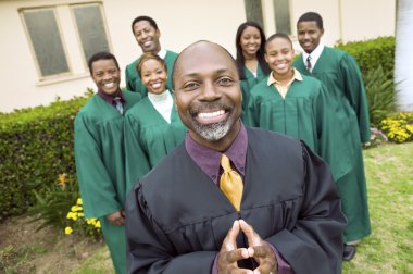 Bakanı kilisenin Bahçe gospel Korosu