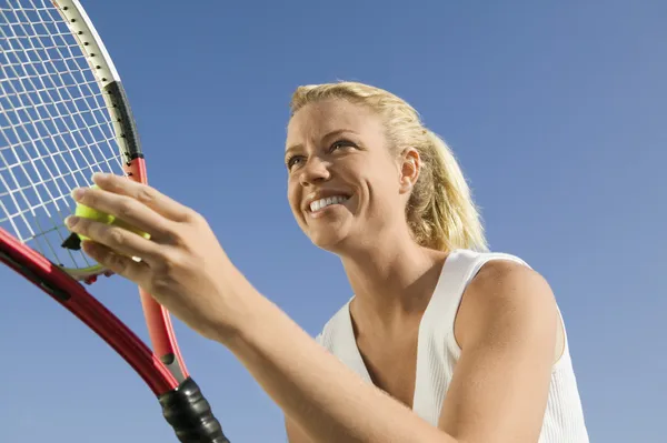 Jogadora de ténis — Fotografia de Stock