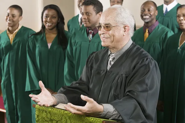 Minister Preaching — Stock Photo, Image