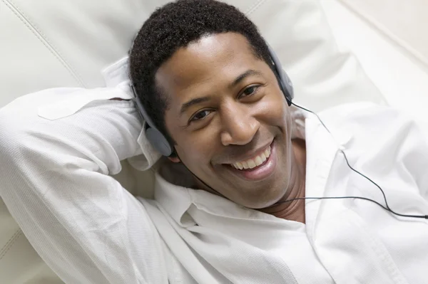 Man Listening to Music — Stock Photo, Image