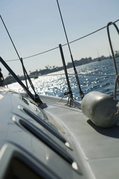 Steuerbord auf Segelboot — Stockfoto