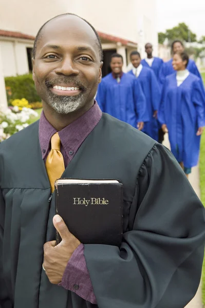 Smiling Preacher — Stock Photo, Image