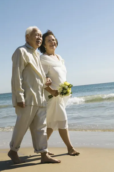 Senior Recién casados — Foto de Stock