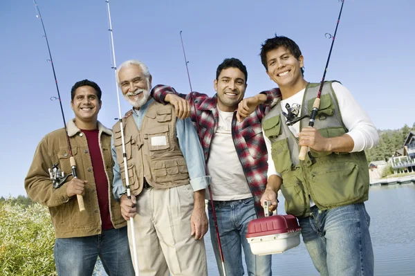 Famiglia Viaggio di pesca — Foto Stock