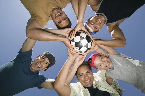 Freizeitfußballmannschaft — Stockfoto