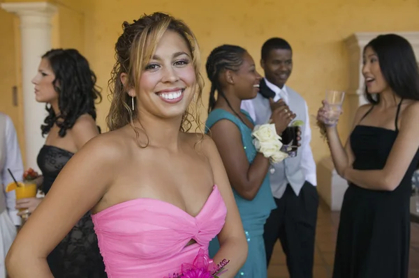 Teenage Girl at Social Event — Stock Photo, Image