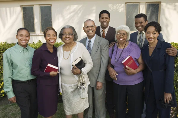 Christelijke Afrikaanse familie — Stockfoto