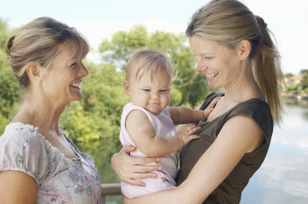 Grandmother mother and daughter — Stock Photo, Image
