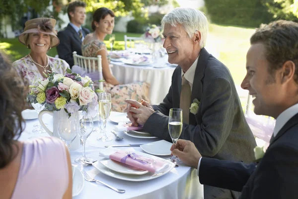 Los huéspedes en la recepción de la boda —  Fotos de Stock