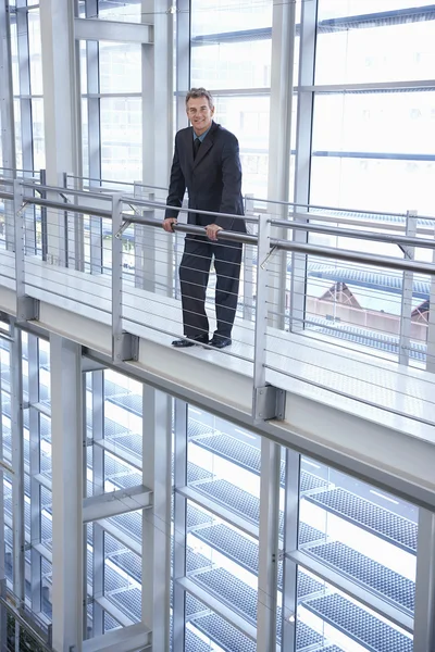 Businessman in Modern Building — Stock Photo, Image