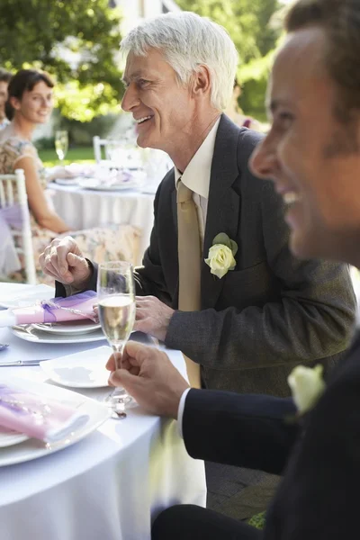 Wedding Party in Garden — Stock Photo, Image