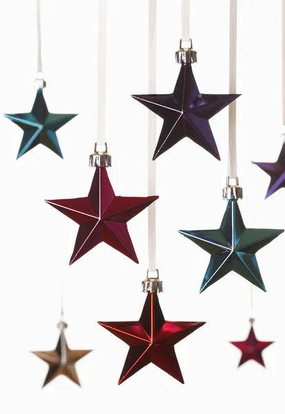 Christmas star ornaments — Stock Photo, Image