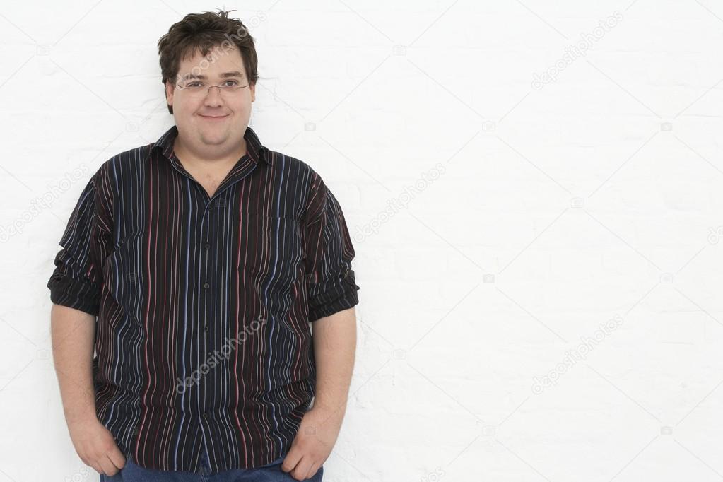 Overweight Mid-Adult Man