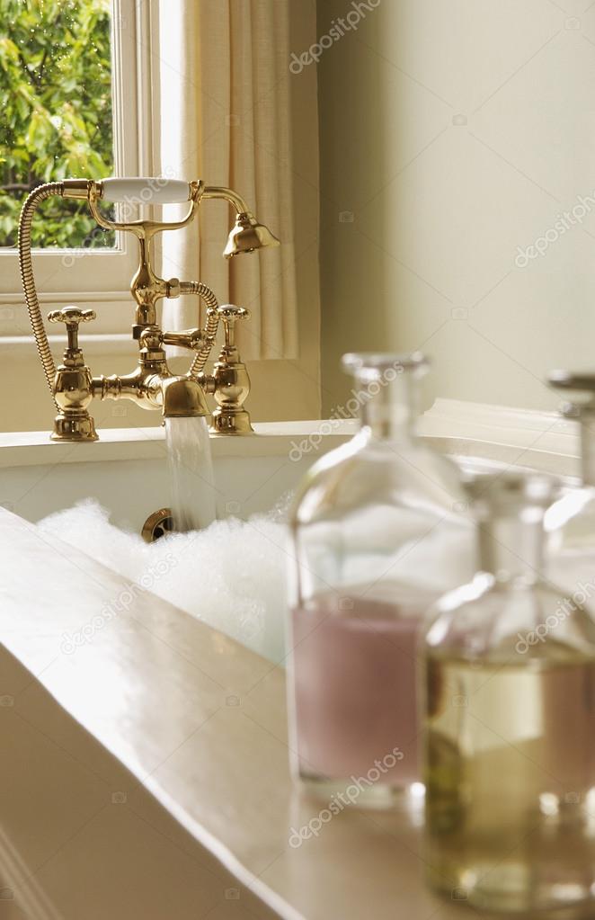 Bath Oils in bottles — Stock Photo © londondeposit 33827231
