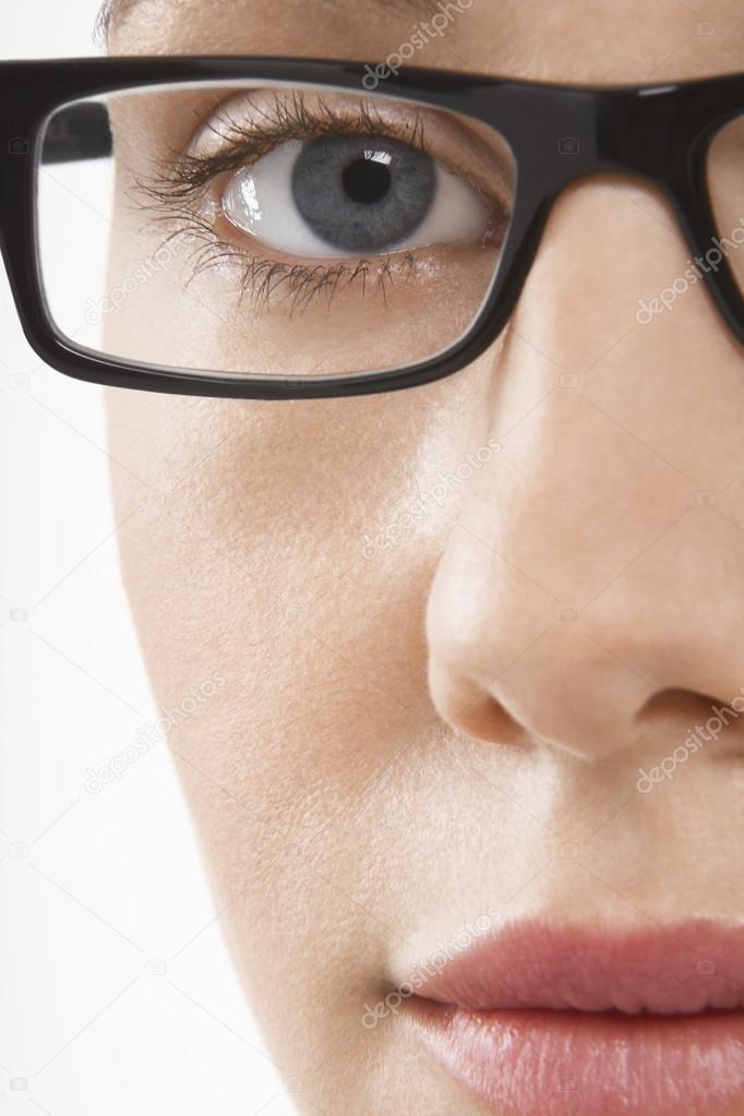 Woman Wearing glasses