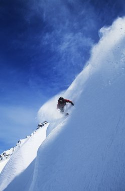 snowboard dik yamaç