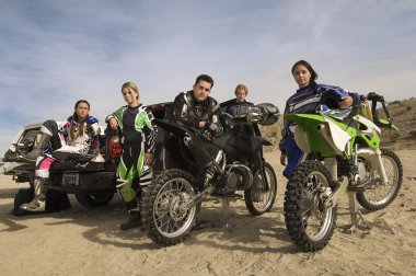 Motocross yarış Bisikletleri ile
