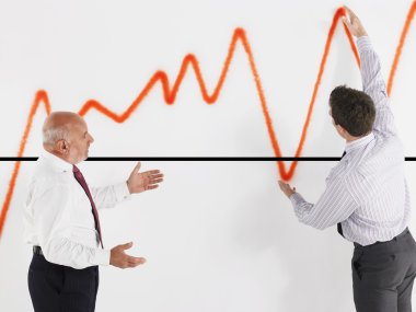 İşadamları grafik arıyorsunuz