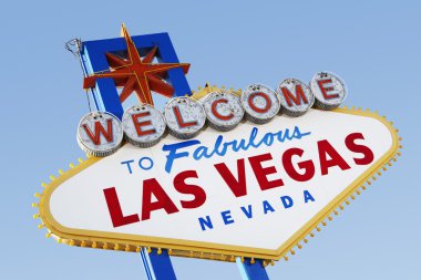 Las vegas Hoşgeldiniz yol levhası