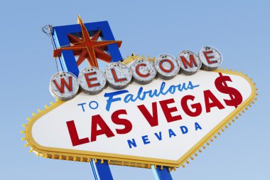 Las vegas Hoşgeldiniz yol levhası