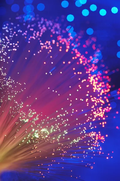 Varinha de luz de fibra óptica — Fotografia de Stock