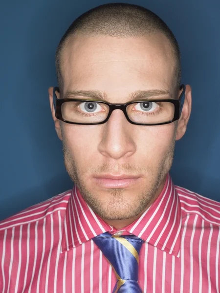Muž v brýlích — Stock fotografie