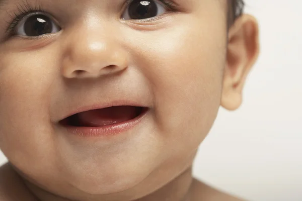 Baby leende — Stockfoto