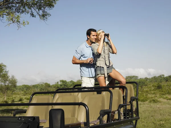 Par på safari — Stockfoto