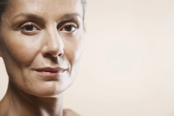Middle aged woman face — Stock Photo, Image