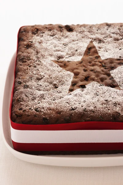 Homemade Christmas Cake — Stock Photo, Image