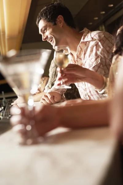 Man at bar — Stock Photo, Image