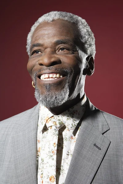 Afrikalı adamın gülümseyen — Stok fotoğraf