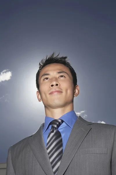 Smiling Young Businessman — Stock Photo, Image