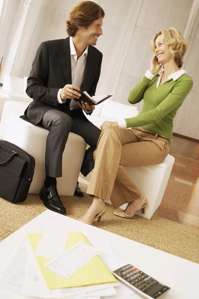 Empresarios en una reunión — Foto de Stock