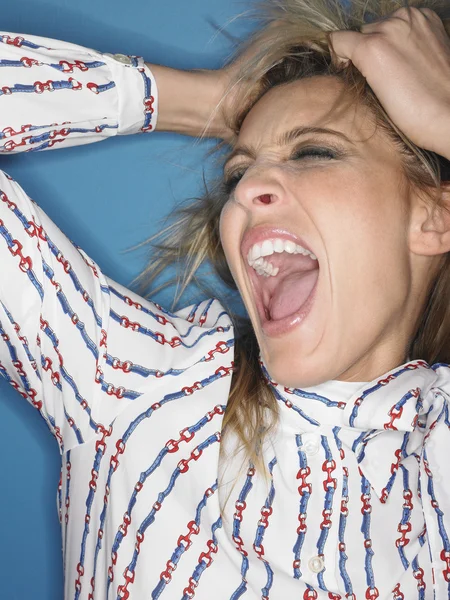 Woman Shouting — Stock Photo, Image