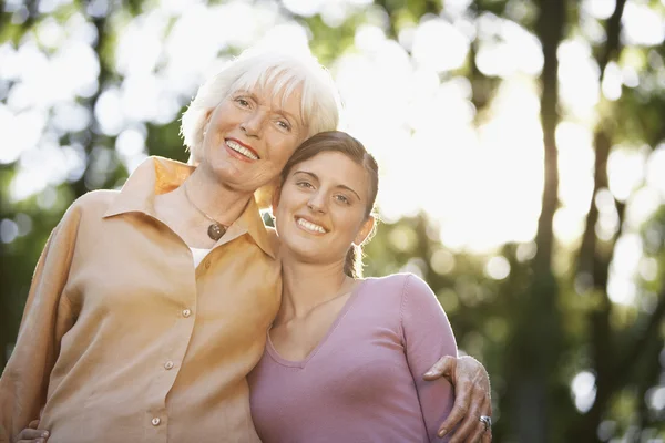 Grandmother and Granddaughter — Stock Photo, Image