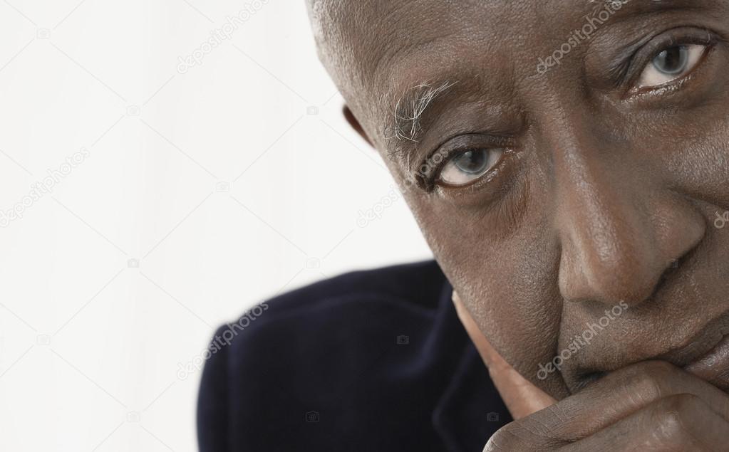 Man posing in studio