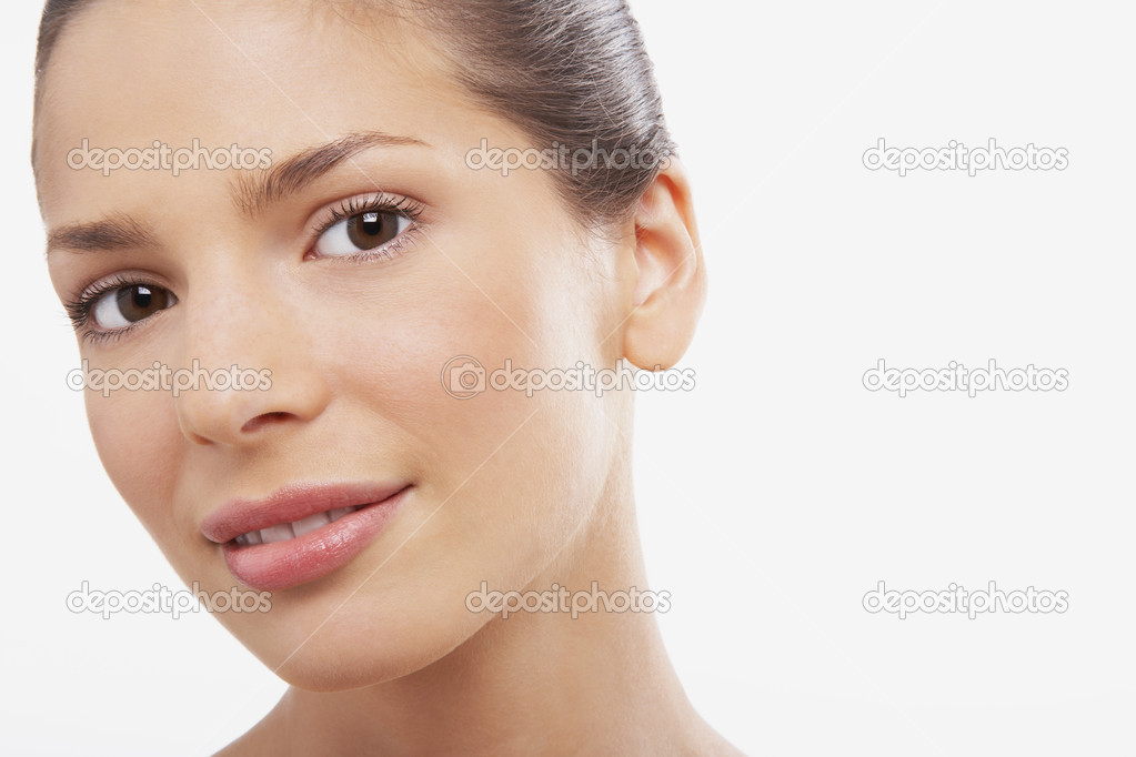 Young Woman head tilted Stock Photo by ©londondeposit 33831631