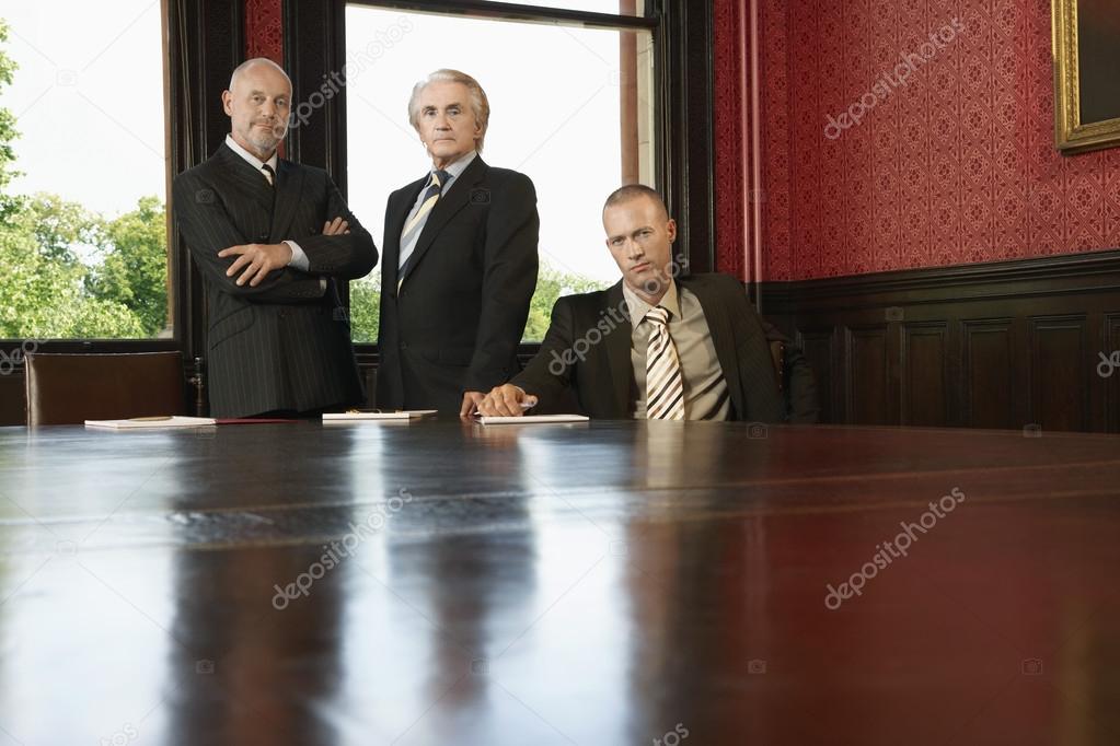 Men in Conference Room