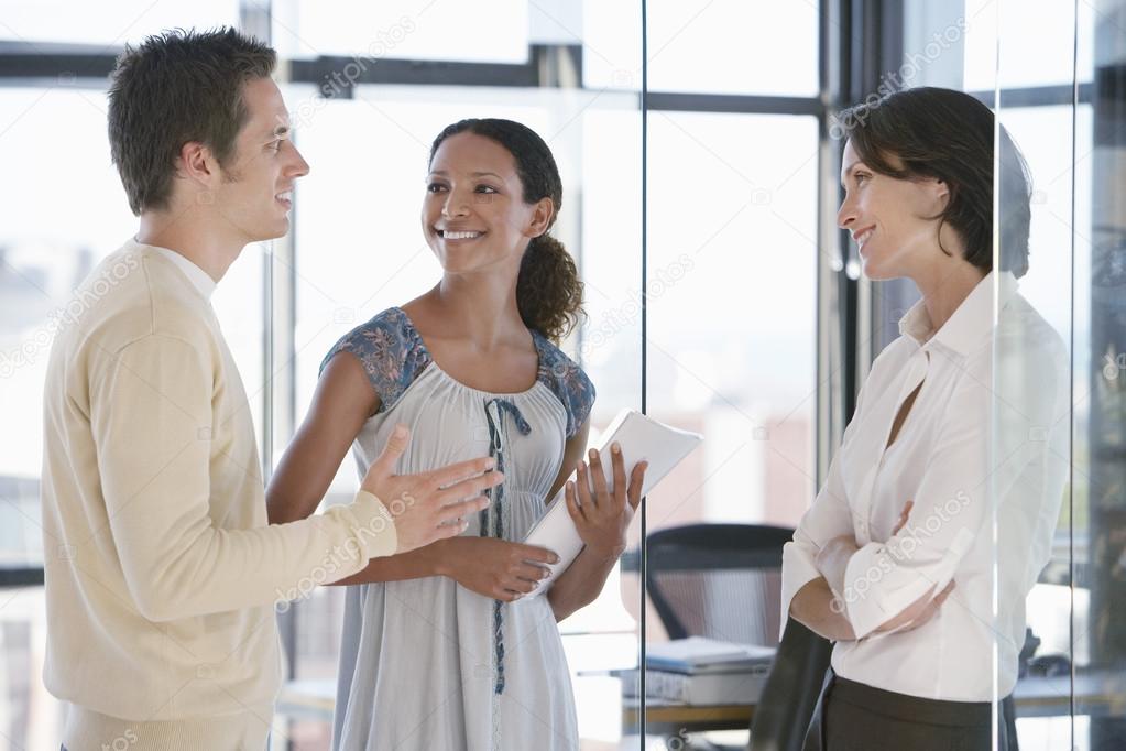 Three office workers Stock Photo by ©londondeposit 33838387